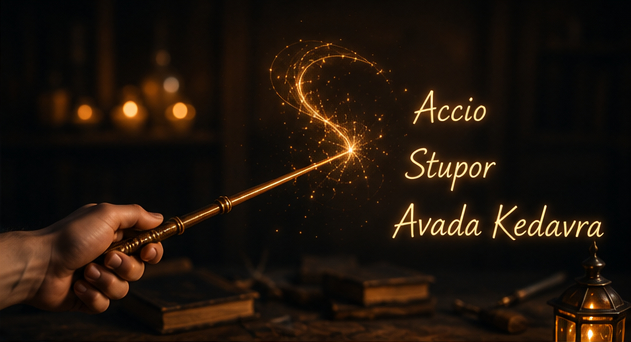 Using Harry Potter spells in daily practice