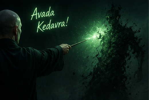 Casting Avada Kedavra